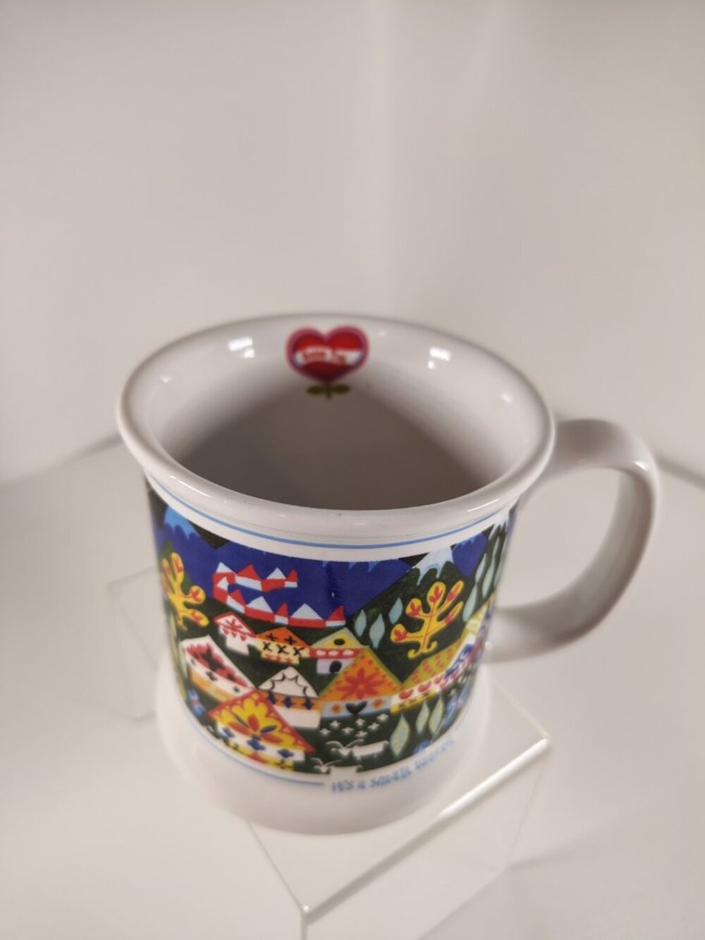 Disney Disneyland Its a Small World Cup Mug German Germany Auf Wiedersehen
